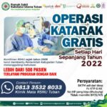 RSNU Operasi Katarak Gratis