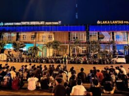 Razia Dini Hari di Jalan Soekarno Hatta Tuban, 73 Motor Balap Liar Diamankan