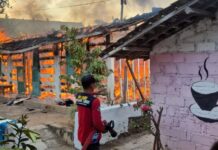 Gudang Perlengkapan Wedding di Tuban Terbakar, kerugian capai 400 juta