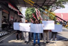 Dugaan Oknum Polisi Intimidasi Wartawan, RPS Geruduk Mapolresta Tuban